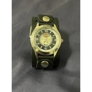 Harley Davidson Bulova Men's Watch with Willie G Skull Design